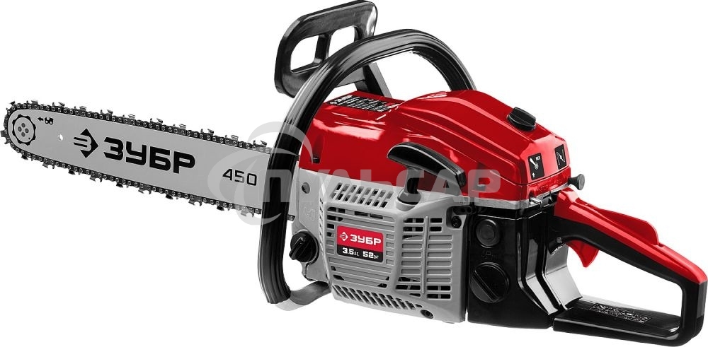 Бензопила Зубр ПБЦ-М52-45, 52 см3, шина 45 см