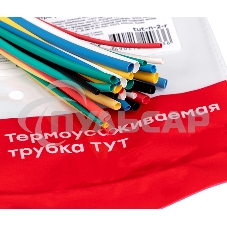Набор трубок термоусадочных ТУТ 1/0.5; 1.5/0.75; 2/1; 2.5/1.25; 3/1.5 (6 цветов по 5шт 100мм) PROxima EKF tut-n-2-r