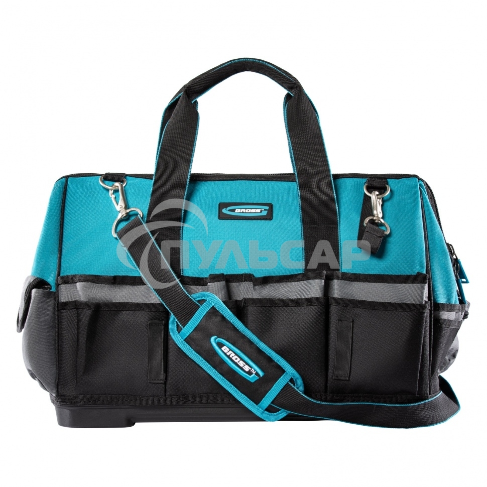 Сумка GROSS 90273 для инструмента handwerker 42 кармана пластик. дно наплечный ремень 475 х 260 х