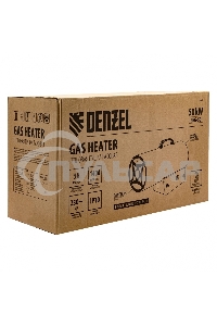 Газовая тепловая пушка Denzel GHG-50, 50 кВт, 1400 м3/ч, пропан-бутан
