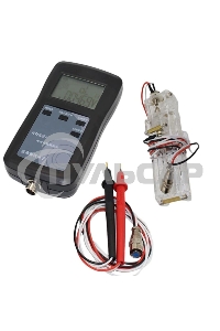 Измеритель внутреннего сопротивления аккумуляторов YR1035+ со щупами + держатель для емкостей