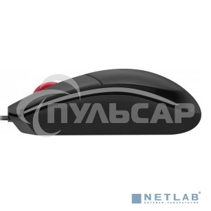 Мышь проводная Defender Delta MM-523 черный, 1000 dpi, USB, кнопки - 3