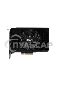 Видеокарта Palit RTX 3050 STORMX OC 6Gb NVIDIA GeForce RTX 3050 6Gb PCI-E 4.0 96bit GDDR6 1042/14000 DVIx1 HDMIx1 DPx1 HDCP Ret