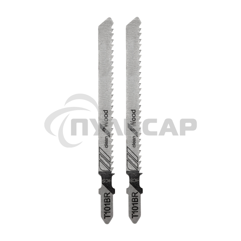 Пилка для электролобзика Kranz 100 мм 10 з/д 4-30 мм обр. зуб. T101BR (2 шт./уп.) (дерево)