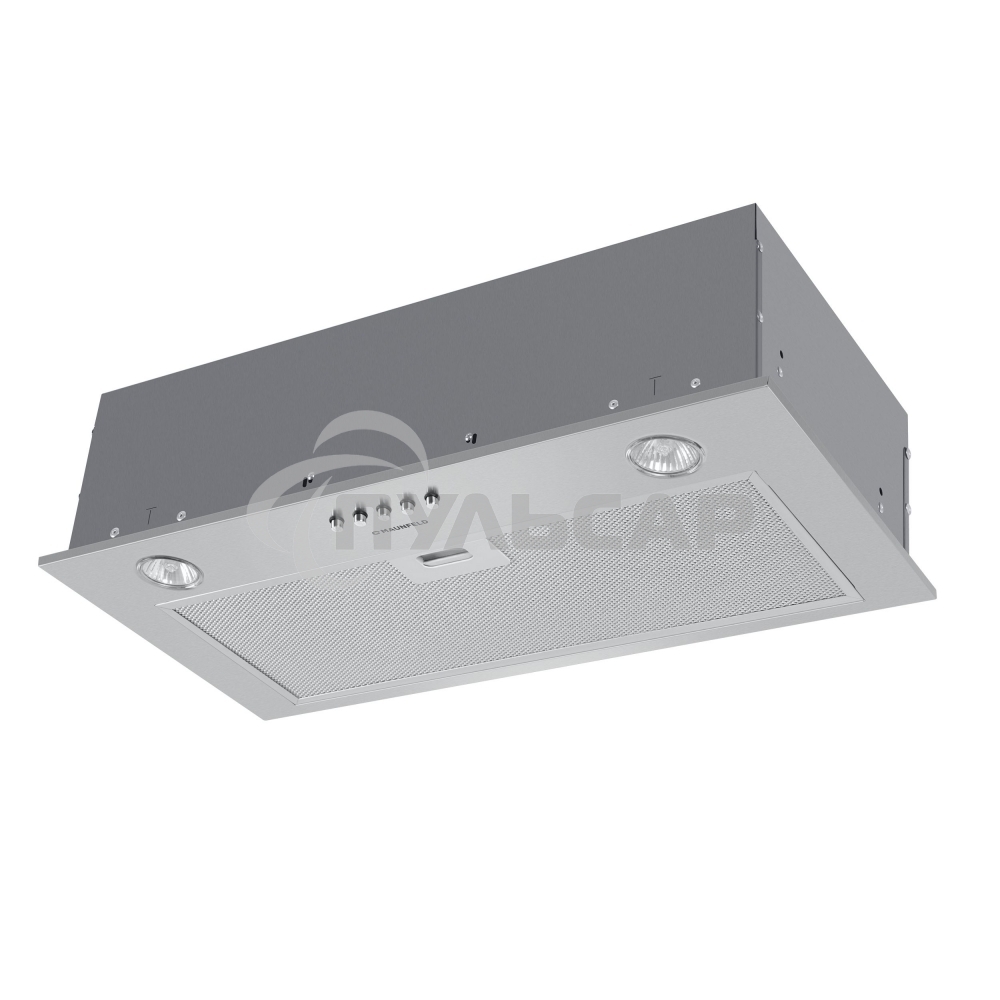 Вытяжка встраиваемая Maunfeld Crosby SINGL 60 нержавеющая сталь, 60 см, 850 куб. м/ч, 48 дБ