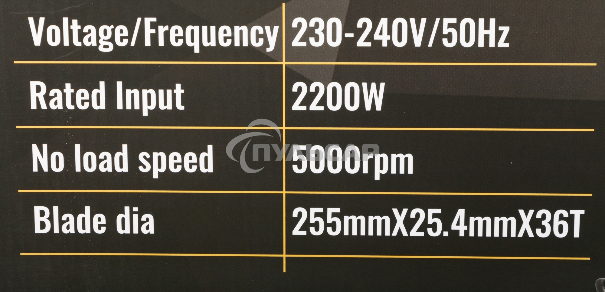Торцовочная пила Deko DKMS2200-255 Laser 2200Вт 4500об/мин d=255мм
