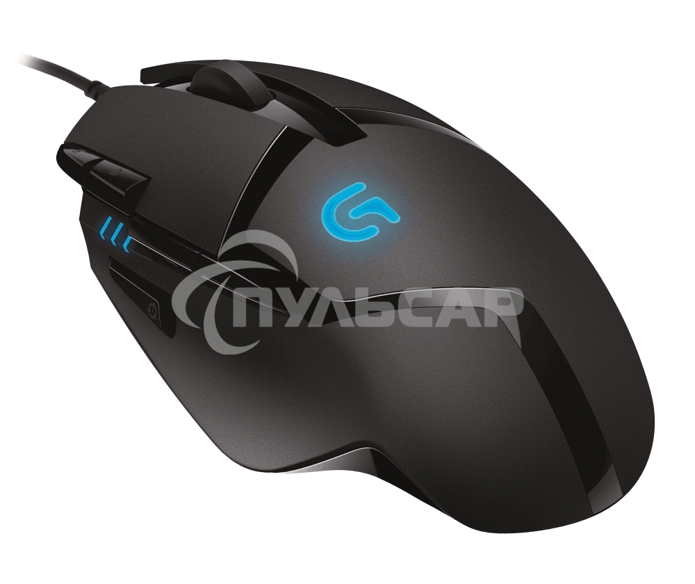 Мышь проводная Logitech G402 Hyperion Fury, черный, 4000 dpi, USB, кнопки - 8
