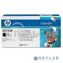 Картридж лазерный HP CE250A черный для CLJ CM3530/CP3525 5000стр.