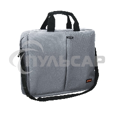 Сумка ExeGate Office F1590 Grey, серая, полиэстер, для ноутбуков до 15.6