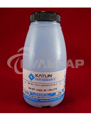Тонер HP CP 1025/M 175/275 Cyan, химический (фл.25г.) Katun фас. Россия