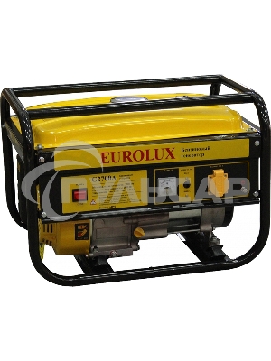 Электрогенератор бензиновый Eurolux G2700A, 2.2 кВт, 76 дБ, 35 кг