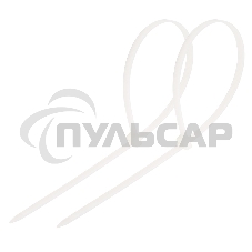 Хомут-стяжка кабельная нейлоновая Rexant 350 x4,8 мм, белая, упаковка 100 шт.