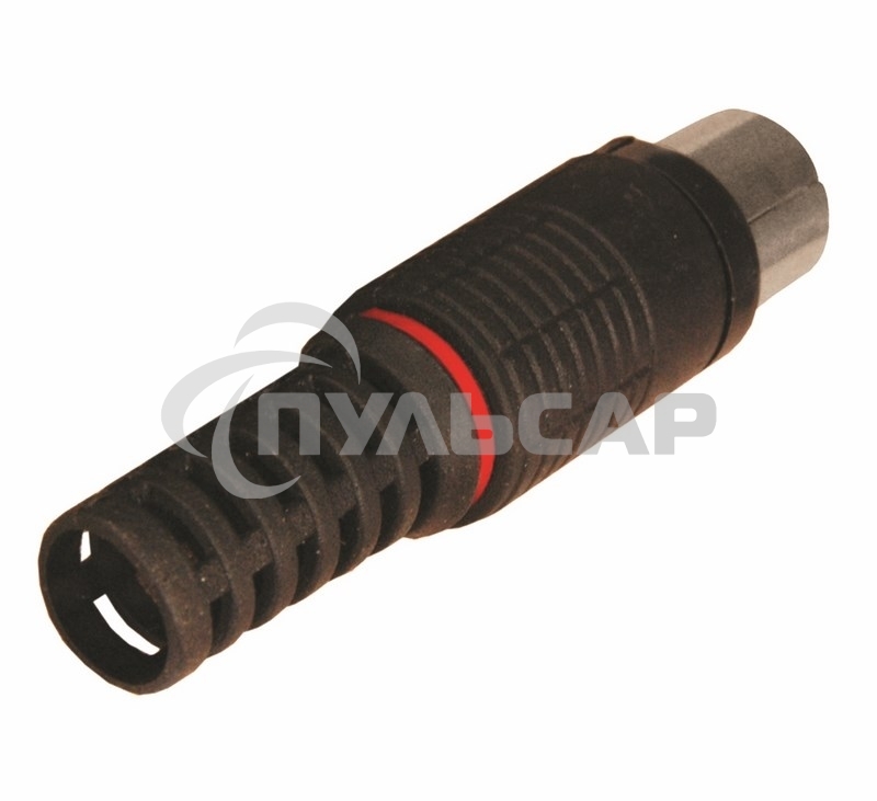 Разъем гнездо TV без пайки черный PROCONNECT