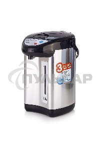 Термопот Galaxy Line GL 0604, серебристый с черным, 900 Вт, 3,8 л