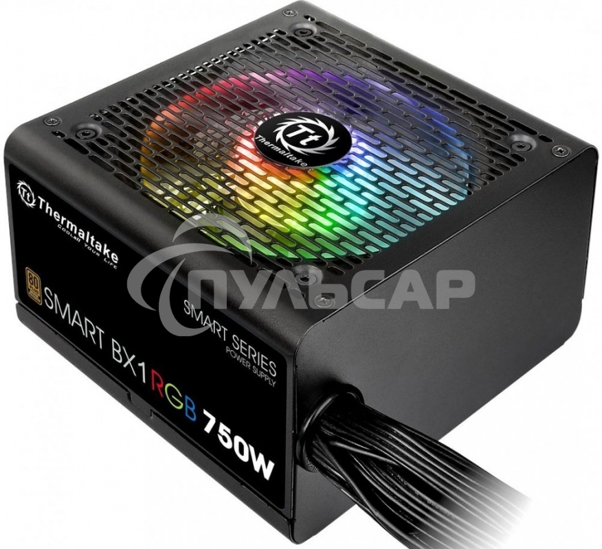 Блок питания Thermaltake Smart PS-SPR-0750NHSABE-1, 750Вт, 80 PLUS Bronze, 120мм, черный