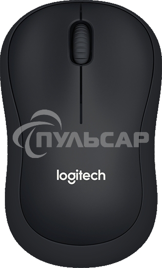 Мышь беспроводная Logitech B220 Silent черный, 1000 dpi, радиоканал, USB, кнопки - 3