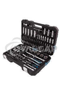 Набор инструментов 109 предметов, 120 зубьев, CrV 1/4, 1/2