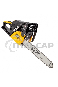 Пила цепная бензиновая Denzel DGS-5218, шина 45 см, 52см3, 3,5 л.с., шаг 0,325, паз 1,5 мм,