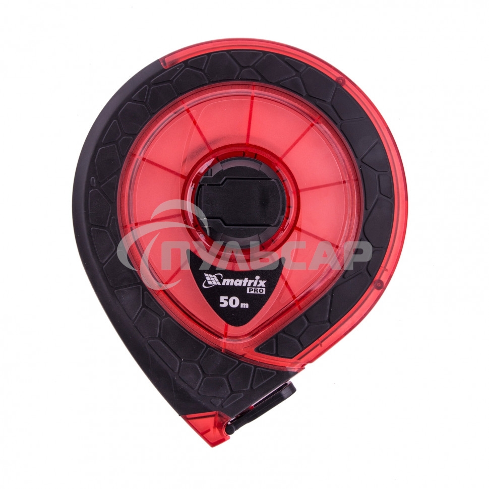 Рулетка геодезическая Matrix 50 м х 15 мм, закр. корп., фибергласс. лента, двухст. шкала, PRO