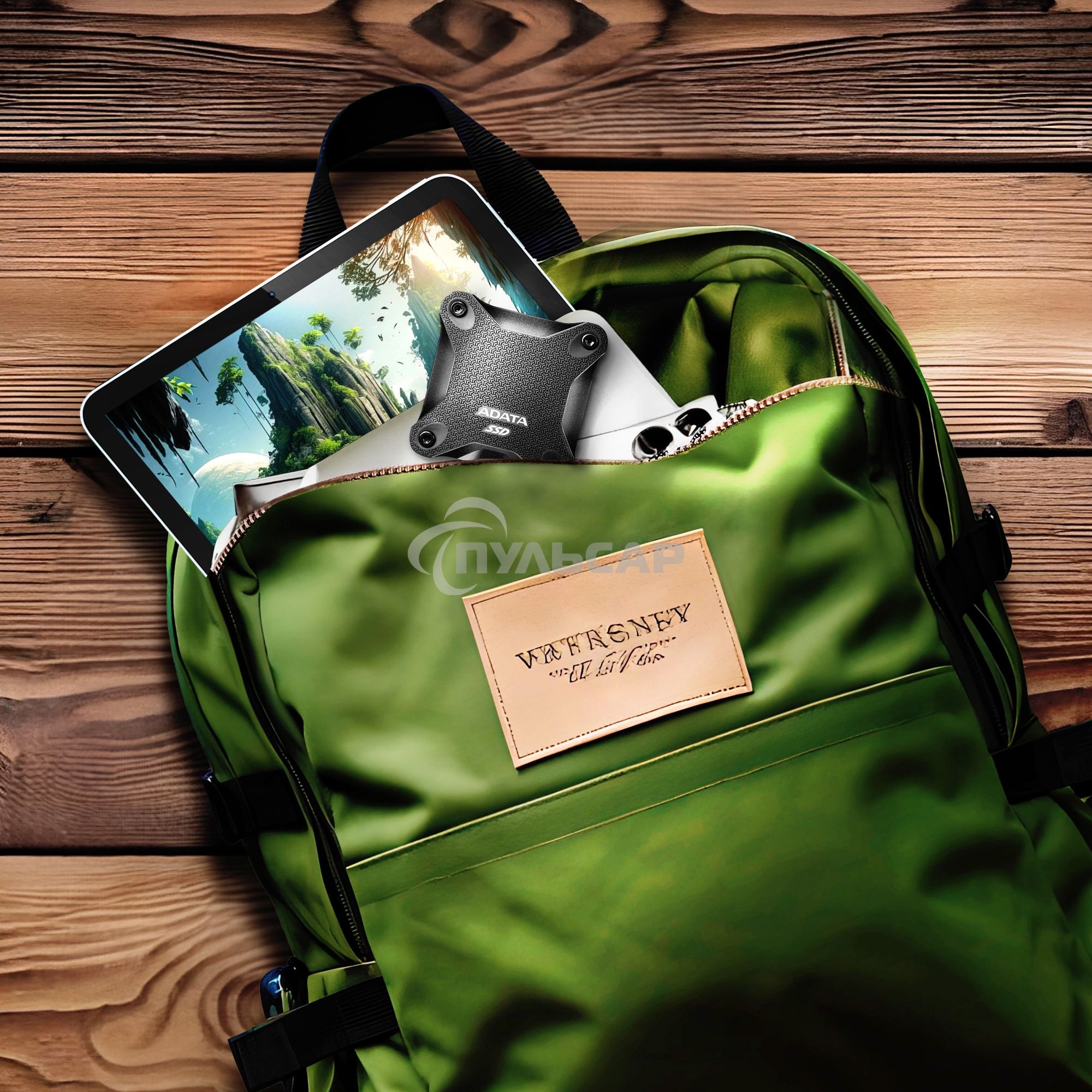 Внешний SSD ADATA SD620, 1TB, USB 3.2 Gen 2 Type-A, R/W 550/480, черный