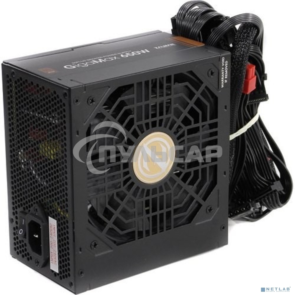 Блок питания Zalman ZM650-GVII Retail, 650Вт, 80 PLUS Bronze, 120мм, черный