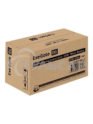 Аккумуляторная батарея ExeGate DTM 1265L (12V 65Ah, болт М6)