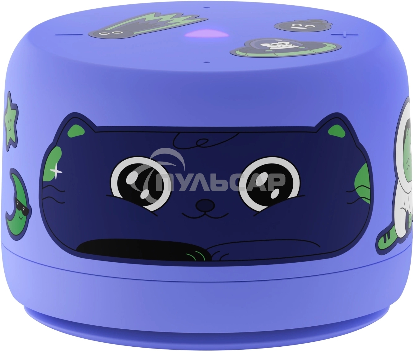 Умная колонка Яндекс Станция Лайт 2 с Алисой, без часов, 6 Вт, модель YNDX-00028 (фиолетовый)