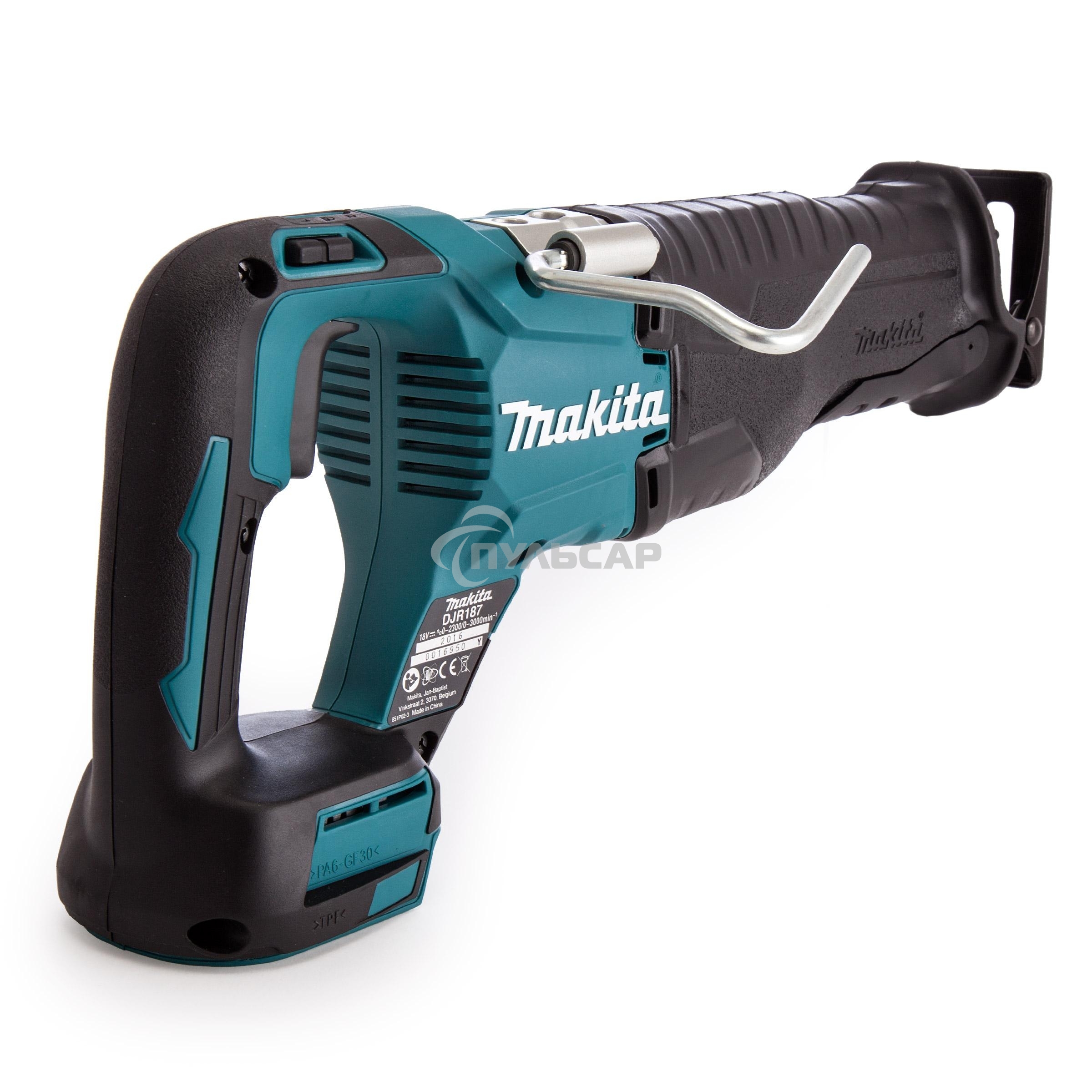 Ножовка MAKITA DJR187Z 18В. Li-ion. 0-3000об\м. х-32мм. рез-255мм