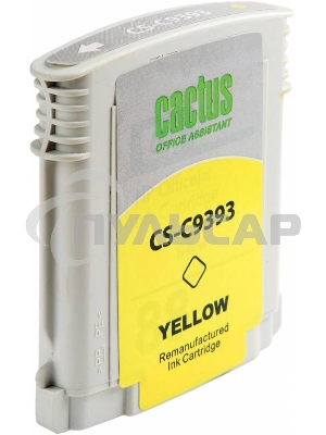 Картридж струйный Cactus CS-C9393 желтый для №88 HP Officejet Pro K550 (29ml)