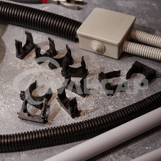 Крепеж-клипса для монтажного пистолета Ø 32 мм, черная (50 шт/уп) Rexant