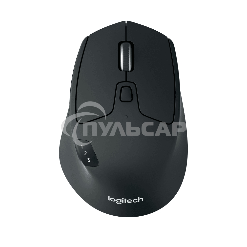 Мышь беспроводная Logitech M720 Triathlon черный, 1000 dpi, радиоканал, Bluetooth, USB, кнопки - 8