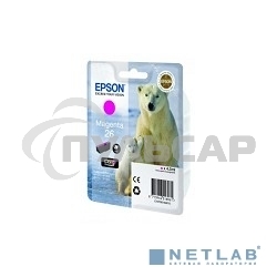 Картридж струйный Epson (C13T26134012/C13T26134010) пурпурный для Epson XP-70(300стр.)