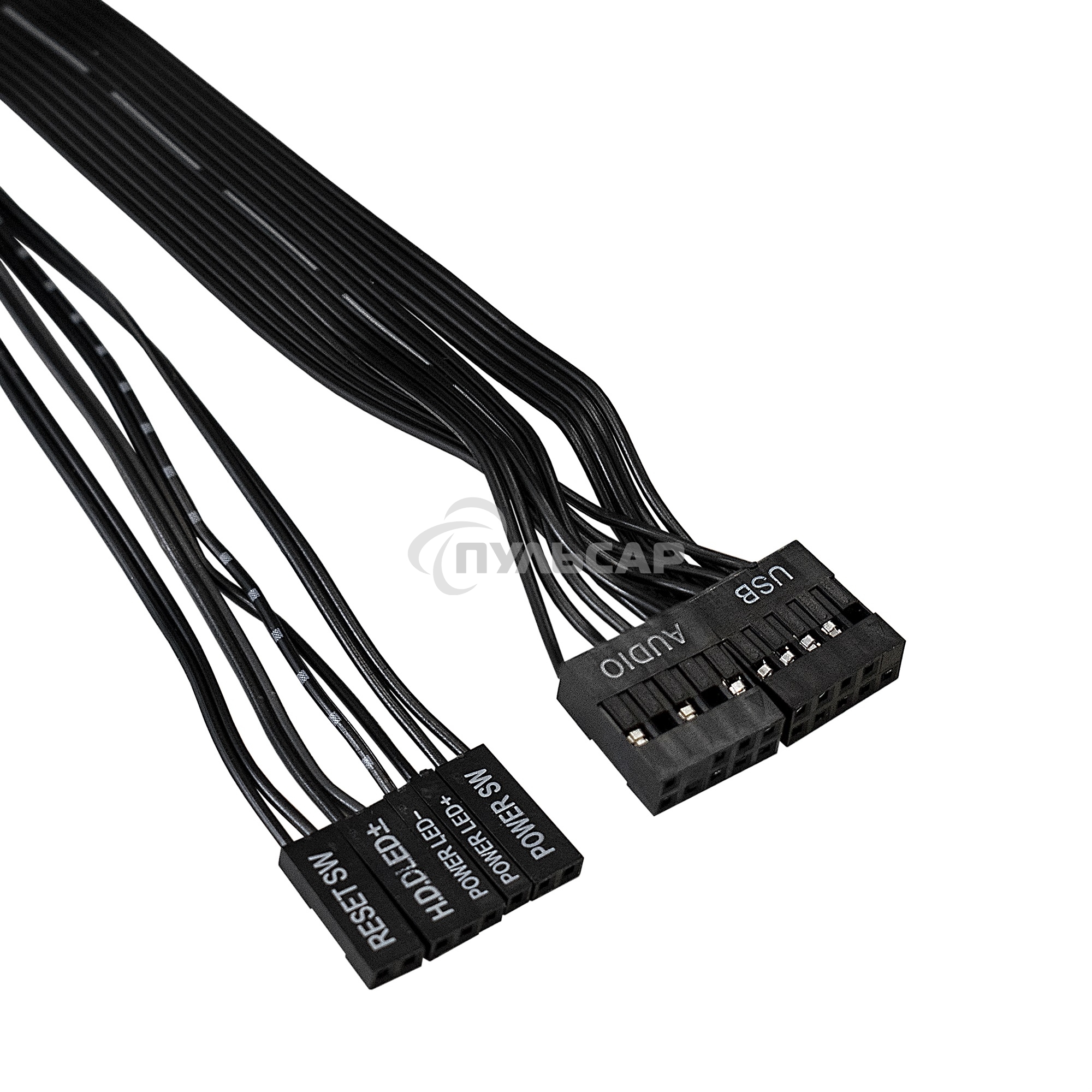 Компьютерный корпус Miditower ExeGate XP-332 Black, ATX, (XP600, Black,120мм), 2*USB, Audio