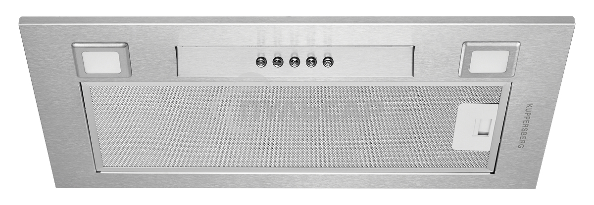 Вытяжка встраиваемая Kuppersberg Inlinea 60 X нержавеющая сталь, 52.5 см, 1300 куб. м/ч, 41 дБ