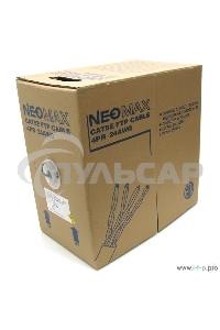 Кабель NEOMAX NM20001 Кабель FTP cat.5e, 4 пары, (305м) 0.52мм