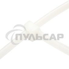 Хомут-стяжка кабельная нейлоновая Rexant 350 x4,8 мм, белая, упаковка 100 шт.