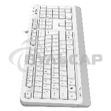 Клавиатура проводная A4Tech Fstyler FKS10, USB, белый/серый