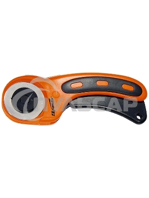 Нож, 45 мм, вращающееся лезвие-ролик диаметром, пластмассовая ручка пистолетного типа Sparta