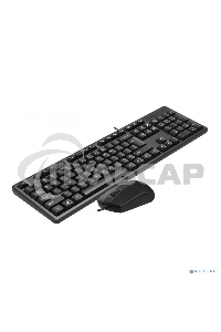 Комплект клавиатура + мышь A4Tech KK-3330S клав:черный мышь:черный USB