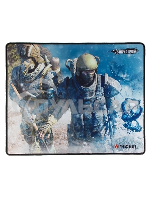 Коврик для мыши Гарнизон GMP-200, игровой, дизайн- игра Survarium, ткань/резина, размеры 437 x 350 x 3 мм