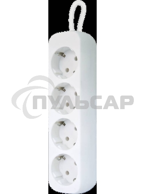 Удлинитель Defender E450 белый 5.0 м, 4 розетки 