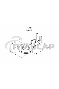 Наконечник кольцевой Rexant, ø5.2 мм, 0.5-0.8 мм² (НК 5-0,5-0,8)