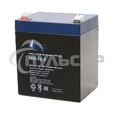 Батарея Парус-электро HM-12-5 (AGM/12В/5А·ч/клемма F2), 90х70х101мм