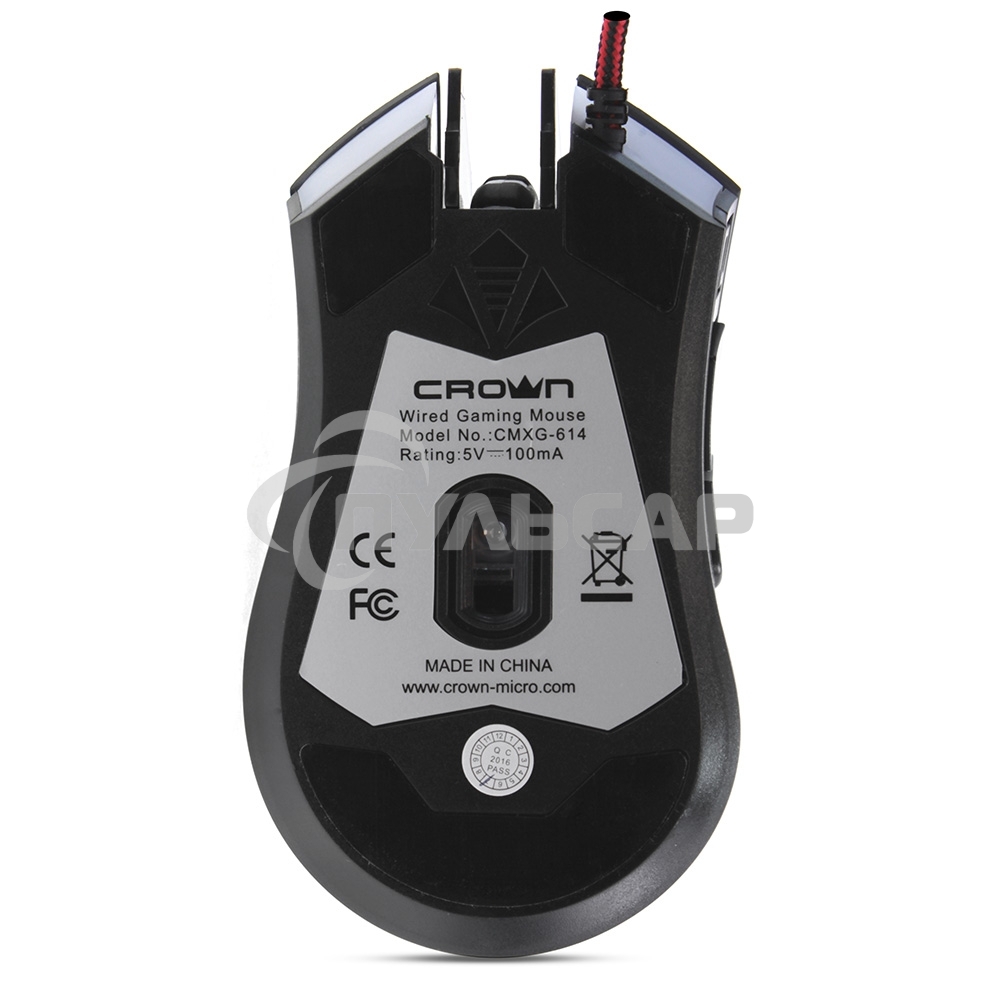Мышь проводная CROWN Gaming CMXG-614 USB CM000001532 DPI 800/1000/1600/2400