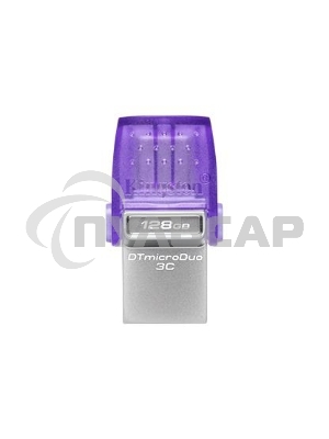 Флешка USB Kingston 128 Gb DataTraveler microDuo 3C DTDUO3CG3/128 Gb USB 3.0 фиолетовый