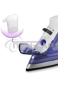 Утюг Kitfort KT-2603 1300Вт белый/фиолетовый