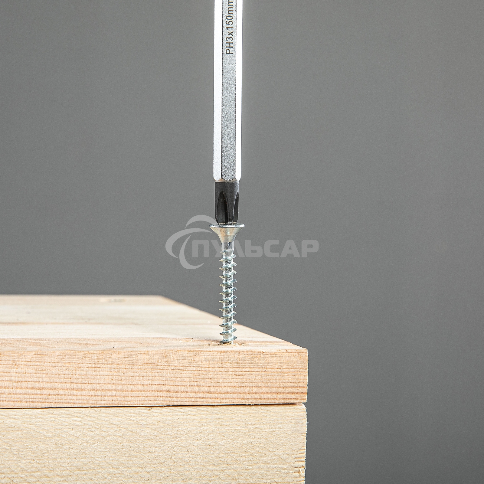 Отвертка GROSS 12149 PH3 x 150мм S2, трехкомпонентная ручка