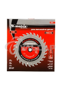Пильный диск по дереву Matrix, ф230 х 32 мм, 24 зуба + кольцо 32/30