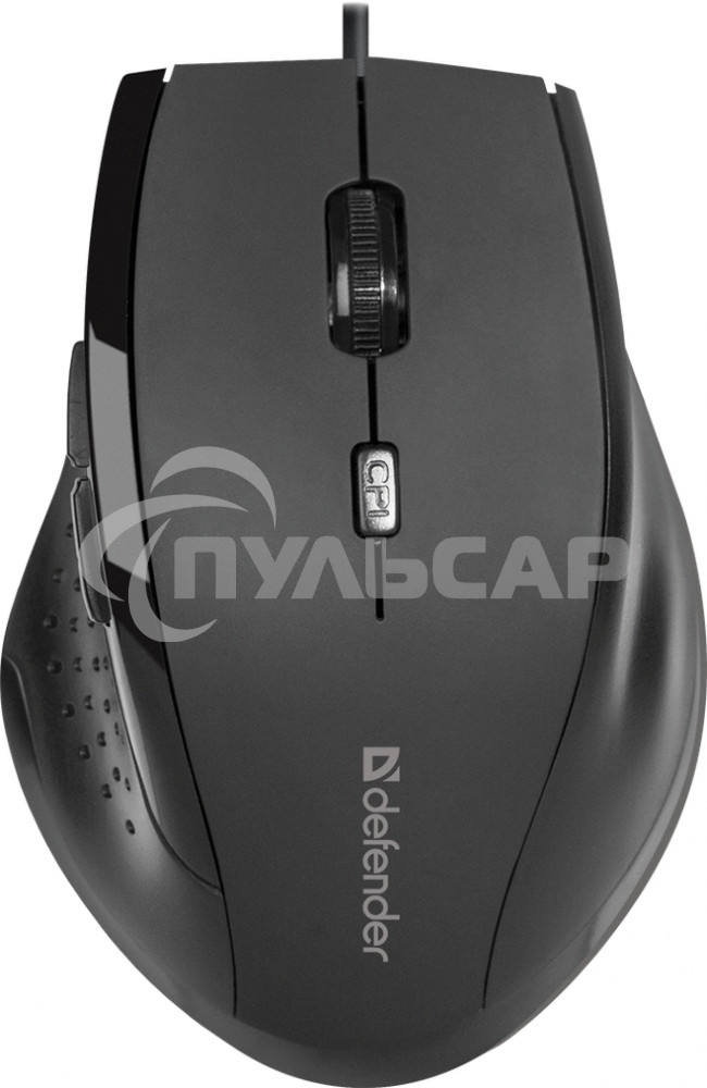 Мышь проводная Defender Accura MM-362 черный, 1600 dpi, USB, кнопки - 6