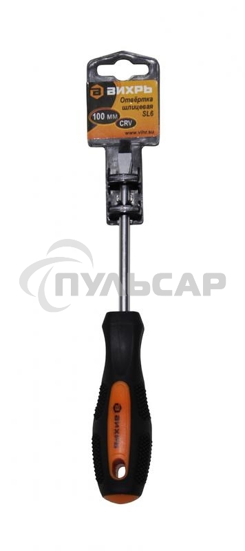 Отвертка шлицевая SL6, 100 мм